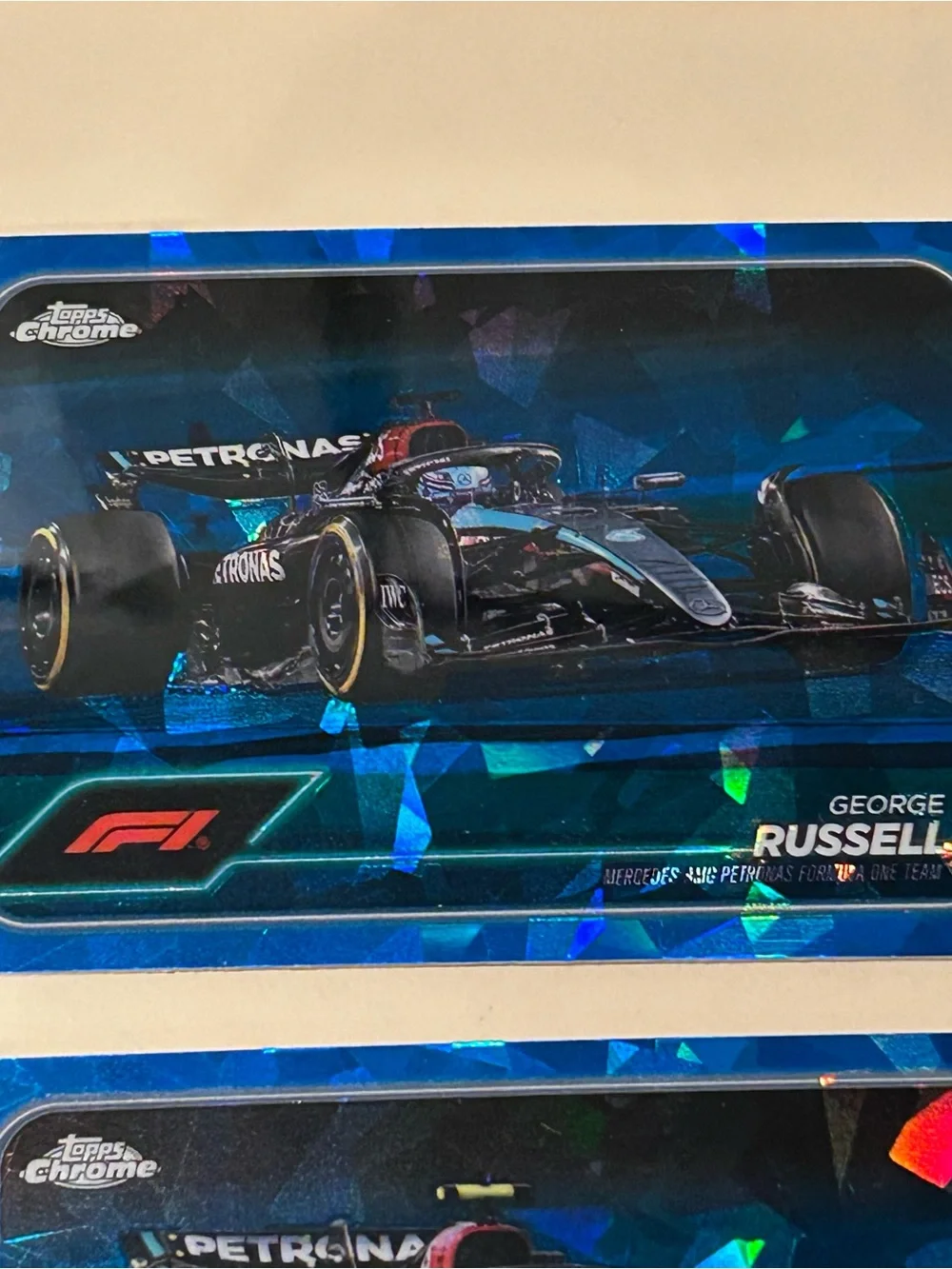 Lewis Hamilton Mercedes Formula 1 Trading Card - Blue & Black